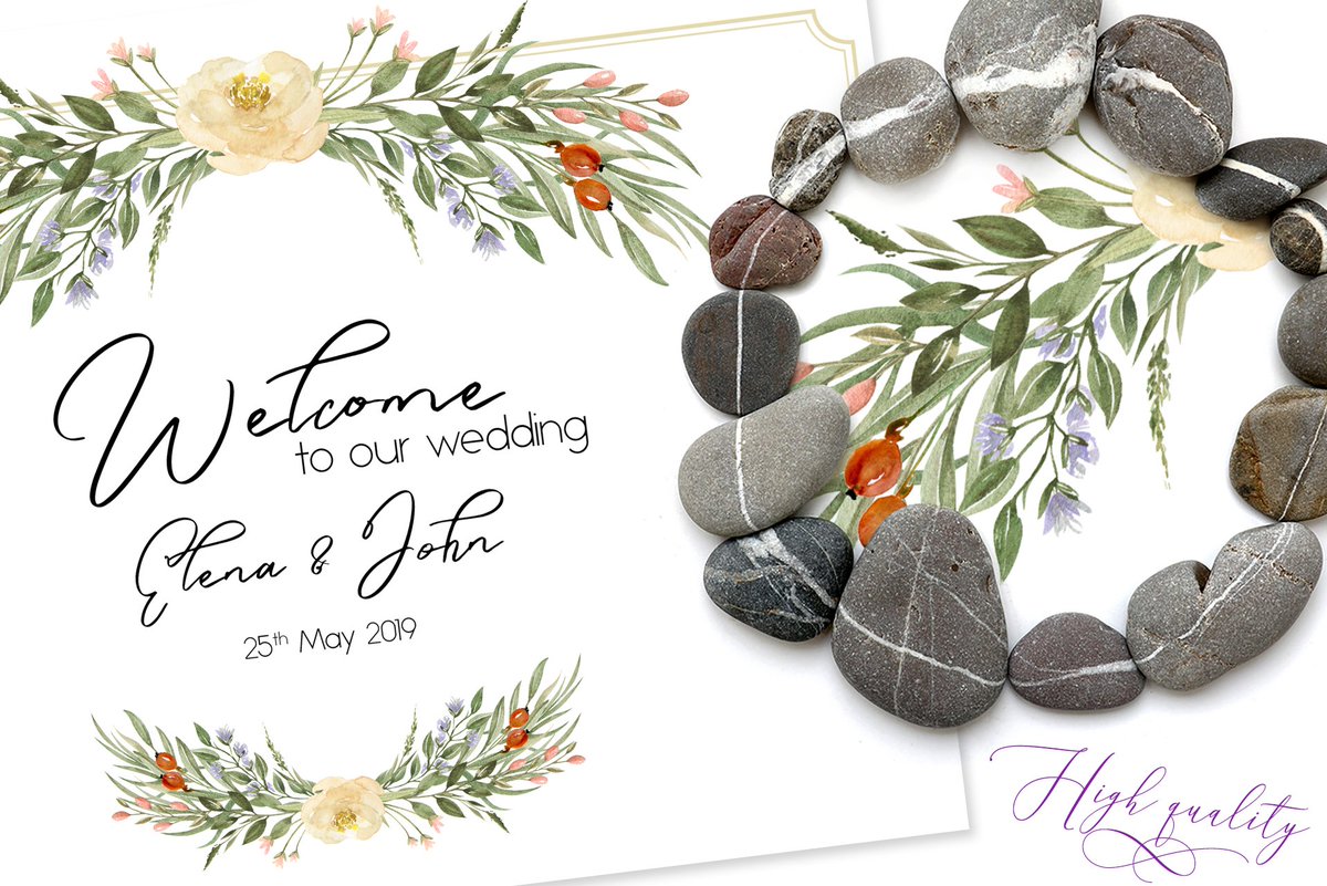 art_octopus's tweet photo. Here's a delicate flower designed welcome sign. In high resolution in my etsy shop (link in bio).

#welcome #sign #wedding #guests #Flower #natural #handpainted #painted #watercolor #creative #beautiful #classic #Flowers #leaves #uniquegift #uniquegifts https://t.co/EytltLrLuK