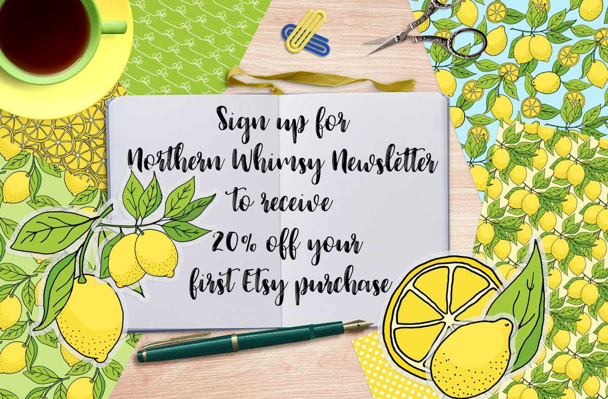 NorthernWhimsy's tweet photo. Want 20% off your order with no minimum purchase? Join our monthly newsletter and get a coupon code as soon as you confirm your email! 
Sign up here: https://t.co/hIZWkGX7GQ https://t.co/kqmPZp6IS2