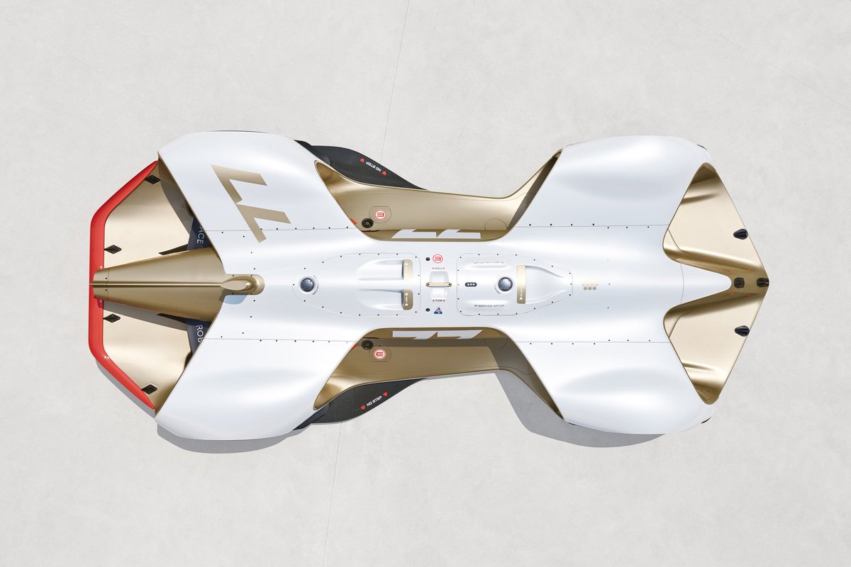 roborace's tweet image. White and gold details. 😍 Photo by Benedict Redgrove. #Robocar #IntelligentElegance