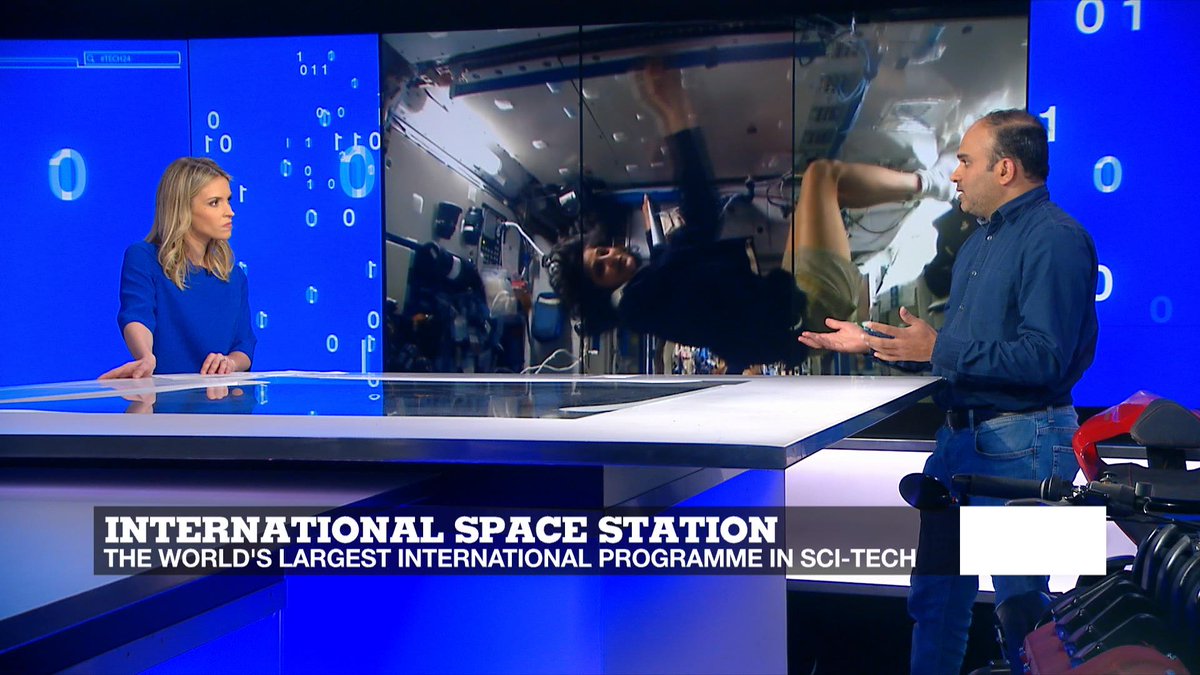juliasieger's tweet image. You hear about the International Space Station all the time, but did you know that all kinds of scientific experiments are being conducted there! They&apos;re gowing salad and tomatoes, fighting cardiovascular diseases and testing new materials! #tech24 SAT 2:10pm @France24_en