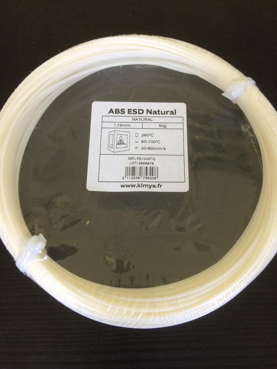 _3dxp_'s tweet photo. Now we 3D print in white your ESD devices. contact@3dxp.fr. Thanks @GroupeArmor @Kimya3D's team. #ESD #electronic #additivemanufactoring #fabricationadditive #3Dprinting #impression3D https://t.co/mmOLnpPFvP