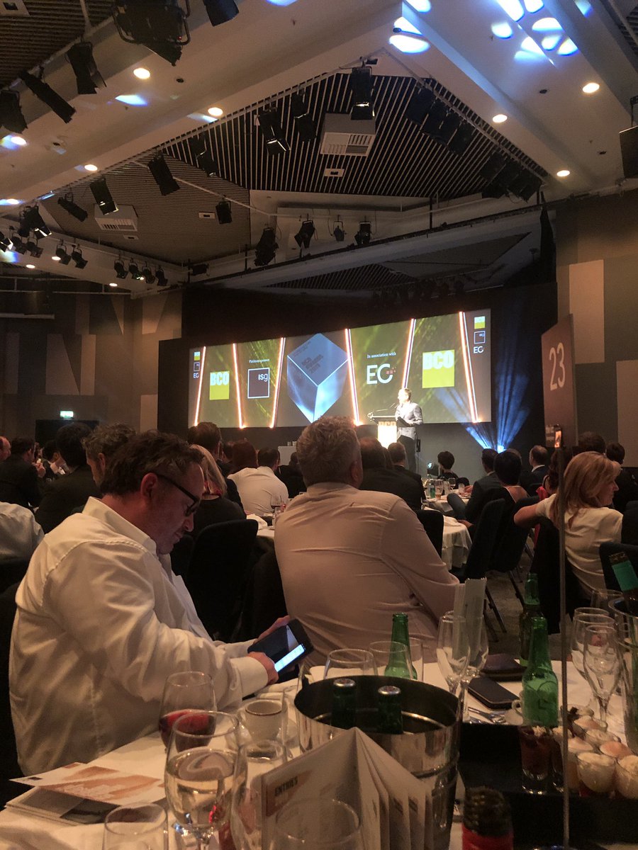 We’re @bondbryan really pleased to be supporting our friends and partners @wearewdi at the @BCO_UK #bcoawards. What an incredible event!