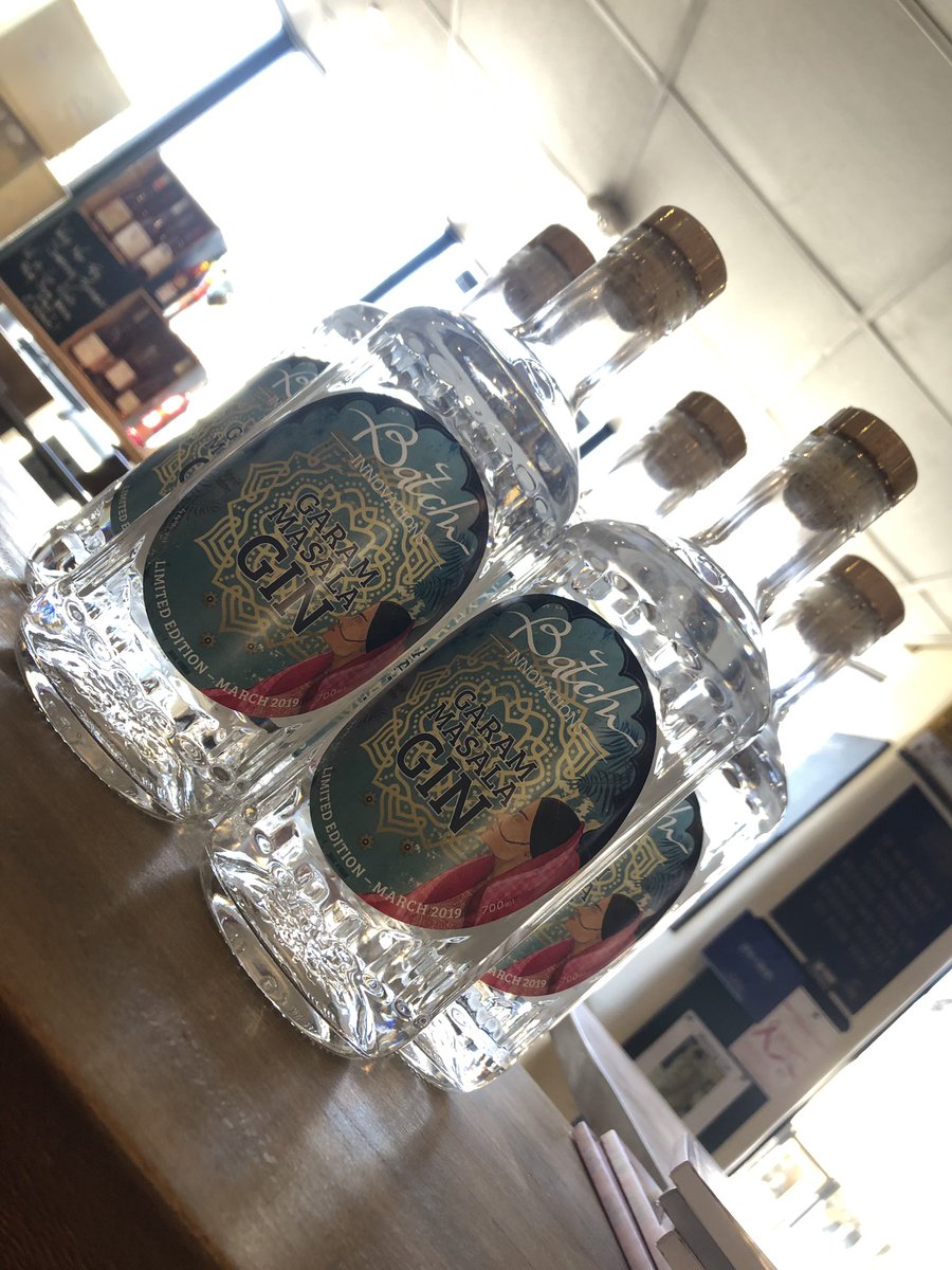 We have 5 bottles of the March Innovations Gin from <a href="/BatchBrew/">Coffee Drinker</a> which is... Garam Masala! It smells incredible! Wonderfully aromatic and with a lovely dry spicy palate.