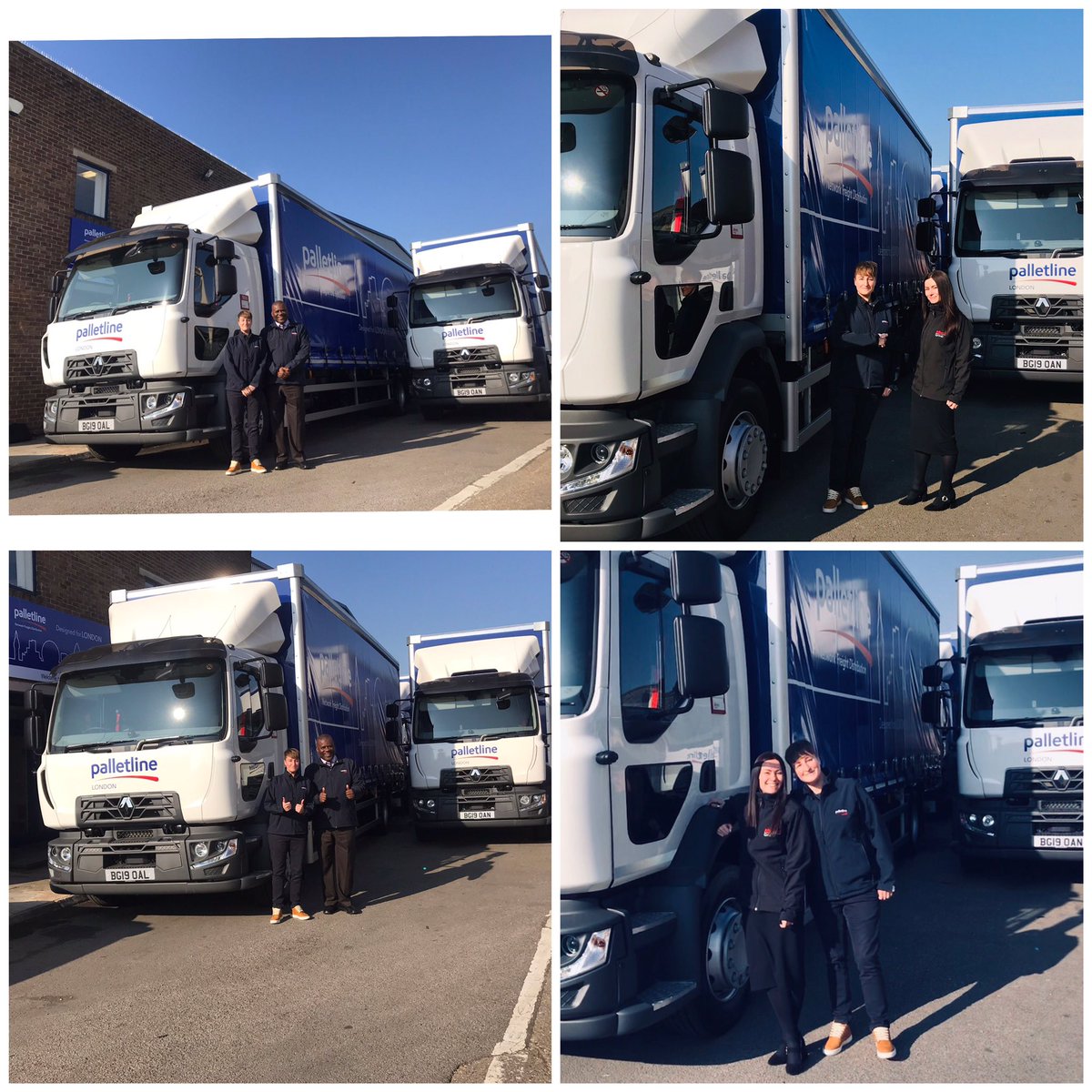 allportsgroup's tweet photo. Allports were pleased to deliver Palletline London’s next batch of vehicles this morning. #Renaultrange D 18 Ton’s complete with direct vision window and full 360 live streaming cameras! #ULEZ #allportsgroup #palletline  thanks for the continued business. https://t.co/0LiMXfJrQH