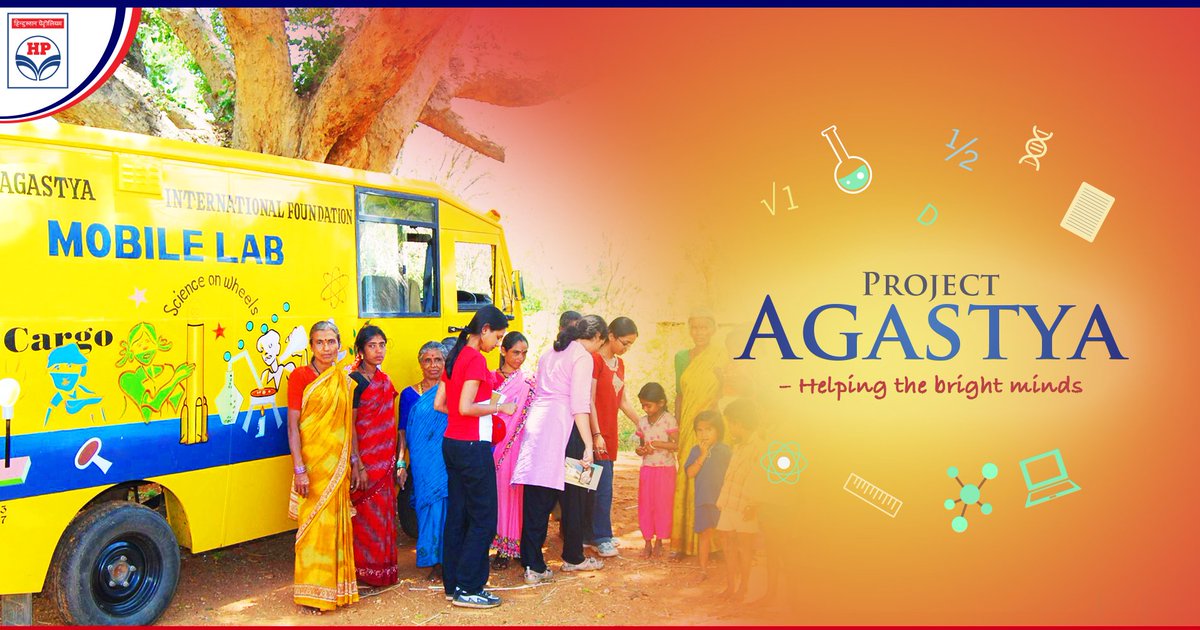HPCL's tweet photo. Providing hands-on practical science learning at the Mobile Science Labs to 12,915 students from 25 schools under #ProjectAgastya! #SocialSaturday https://t.co/fHutcjpU7r