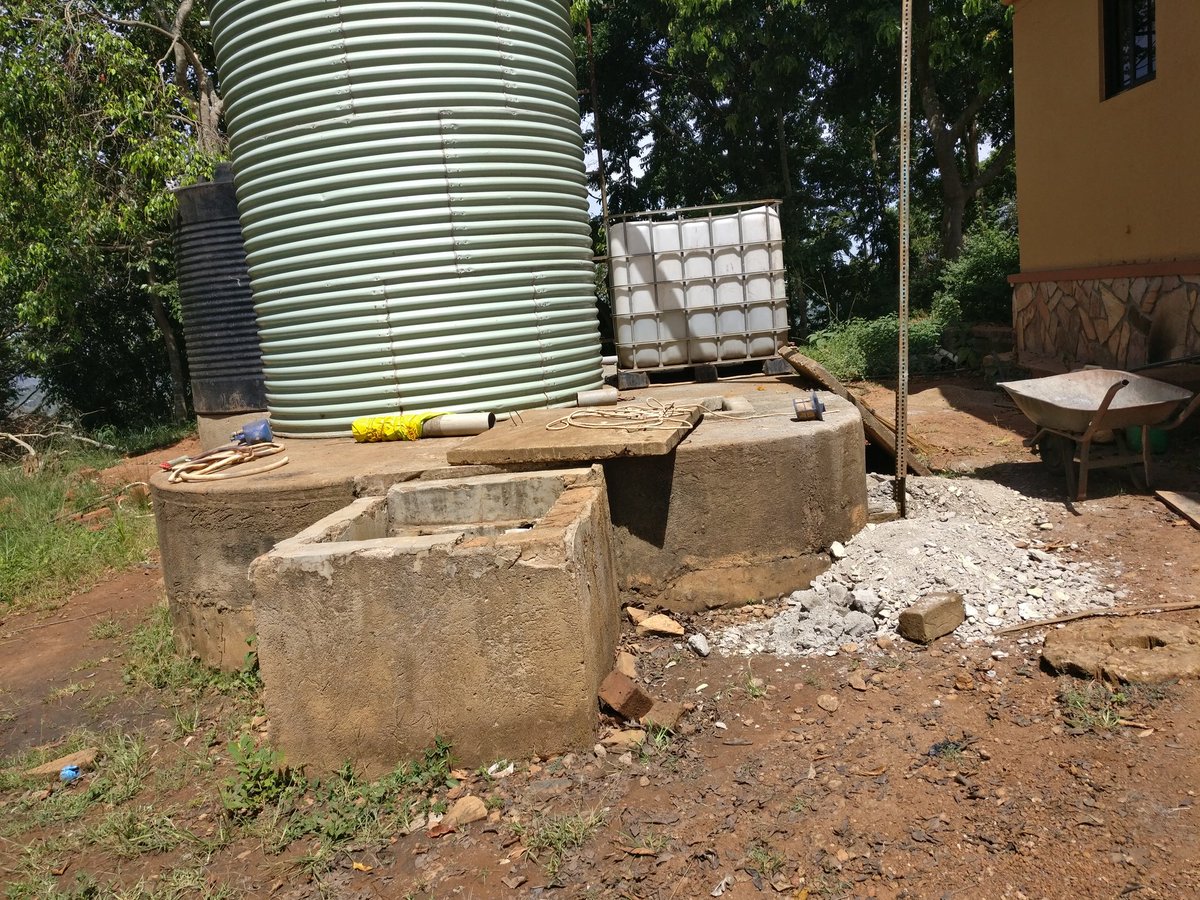 martinssempa's tweet photo. Uganda: When you build your under ground tank.. Make sure the people use water cement and stone base. Now redoing what i did a few years back.#water #undergroundtank https://t.co/R8aBHPfNlj
