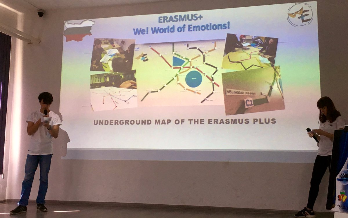 ijoaquinrodrigo's tweet photo. Celebración en #Velingrad de la #FinalPressConference del proyecto #ErasmusPlus #WEWorldOfEmotions, donde se han expuesto los resultados de lo trabajado durante estos meses y esta semana. #ErasmusPlusES #germany #bulgaria #spain #EuropeForCulture #joaquinrodriguismo https://t.co/O86AEnvNff