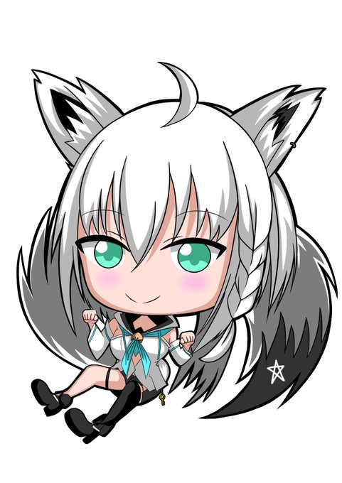 白上フブキちゃん #絵フブキ 