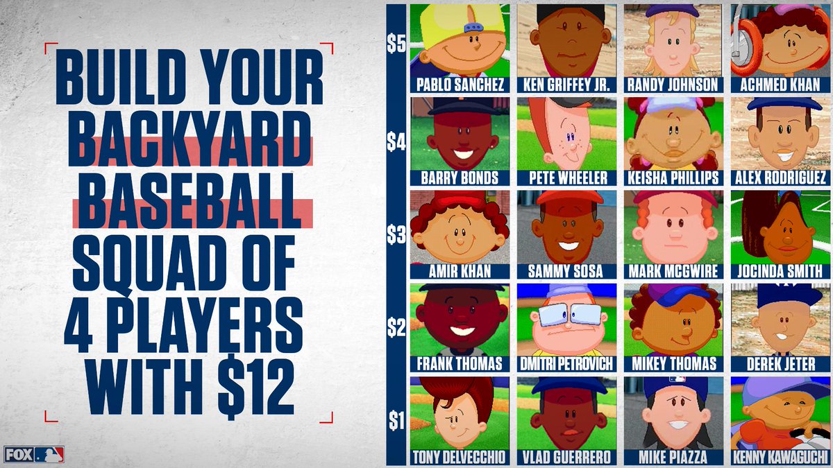 Fox Sports Mlb On Twitter Build Your Ultimate Backyard Baseball
