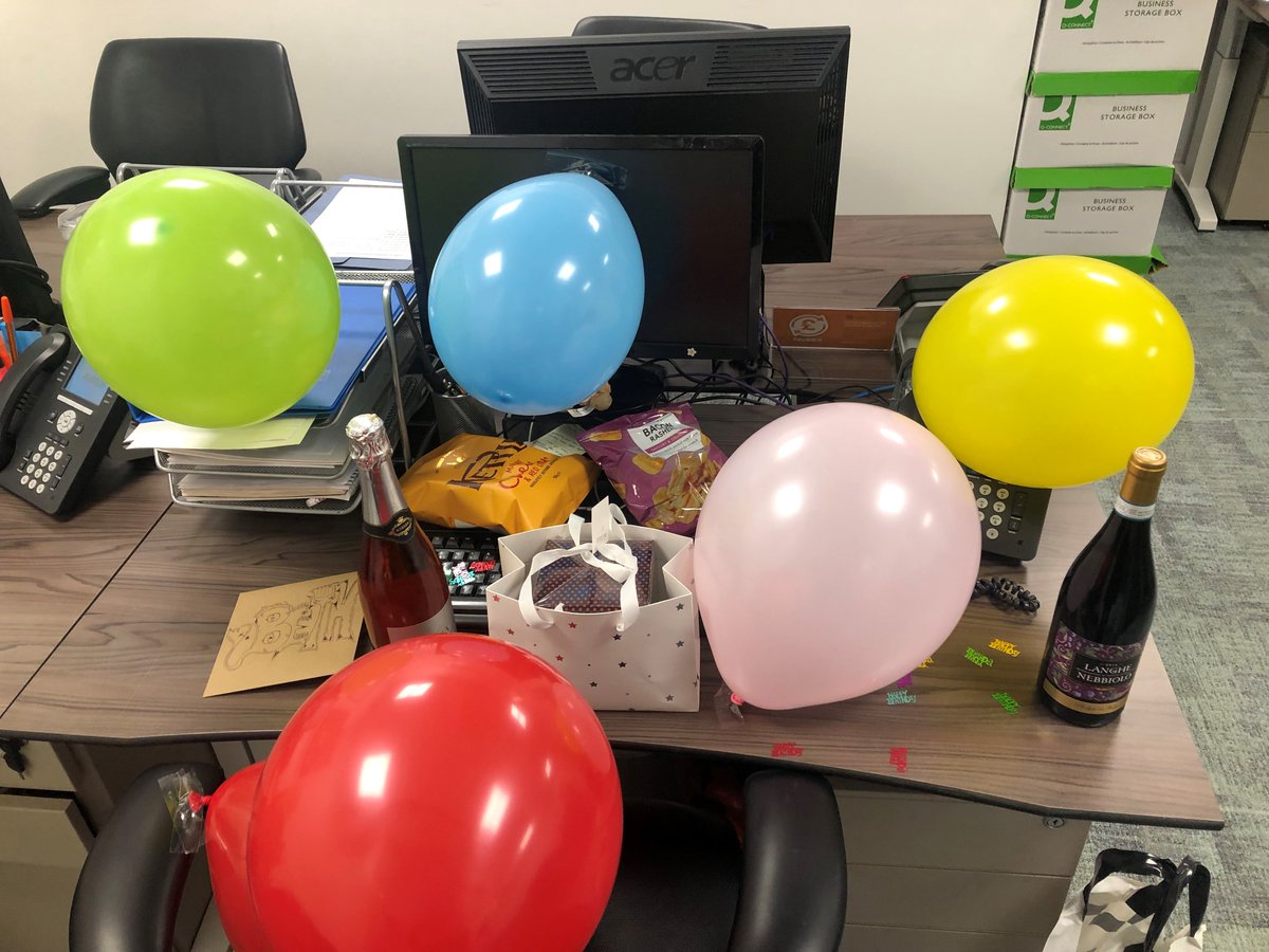CodeiTGroup's tweet image. Happy Friday all!

Today we were celebrating one of our Consultants', Beth, 25th Birthday!

#birthday