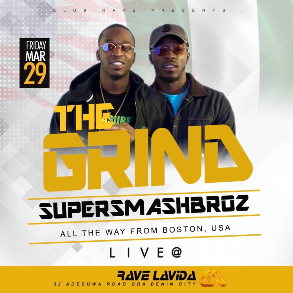 _supersmashbroz's tweet photo. Tonight 🏄🏾‍♂️🎚

SSB bringin the grooves to Rave LaVida in Benin City, Nigeria 🤧🤯💥

Nothing but energy tonight I swear! 

#GYVR #Gbozah https://t.co/3byFxybRcF