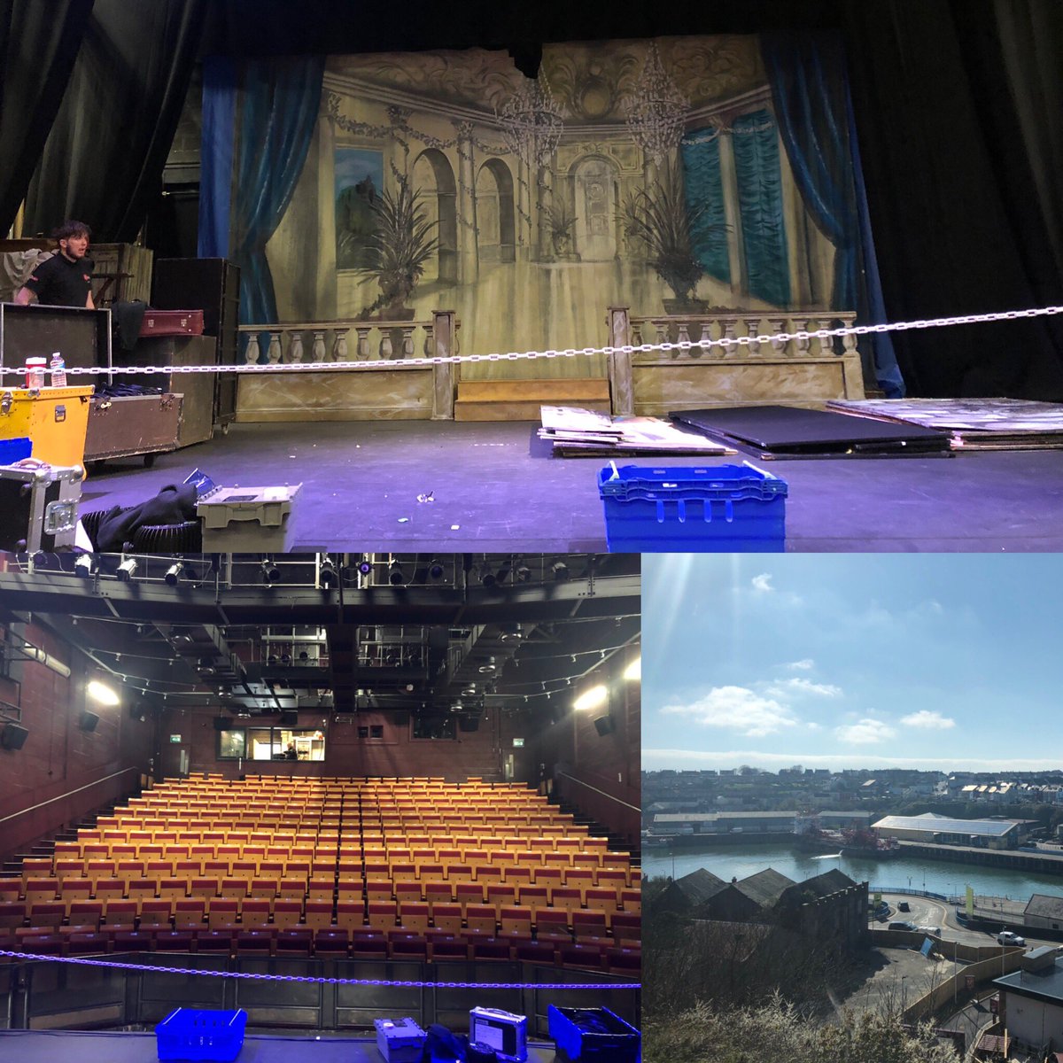 Owenmoneypanto's tweet photo. So we ve arrived #weekendfun #buttonsundone #soldout @TorchTheatre @owenmoneycomic @RupertMoon @jameshuwwilliam @MilfordHavenTC @MetAbertillery @RCTtheatres @SwanseaGrand https://t.co/R12lmnrV97