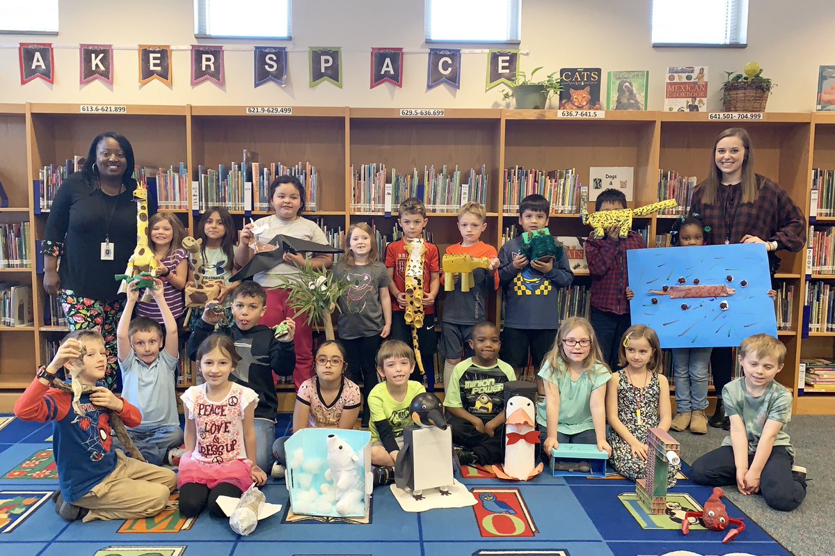 BanksRoadES's tweet photo. Ms.Loncher’s 1st Graders are ready for the Geo Animal Zoo! https://t.co/O0qZjrwI5d