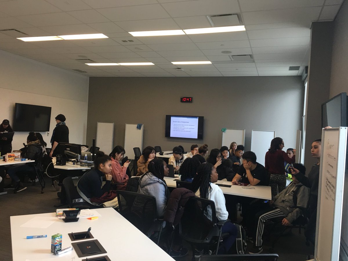 1st year and grade 8’s learning together! #equity@mcmaster#education