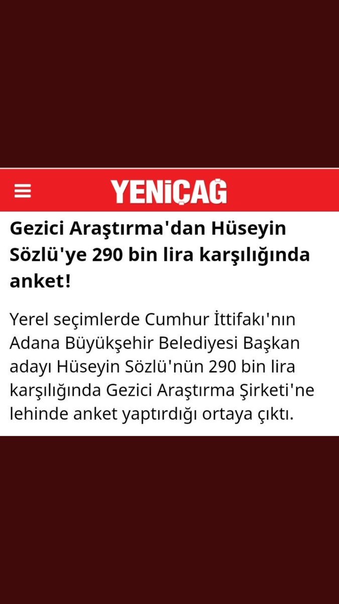 Ceyhandaki rüşvet, yolsuzluk davaları rafa kaldırıldı galiba ama H.Sözlü'yü bu ittifak bile paklayamayacağı için hemen yeni bir rüşvet söz konusu olmuş.. #SözlüdenRüşvet