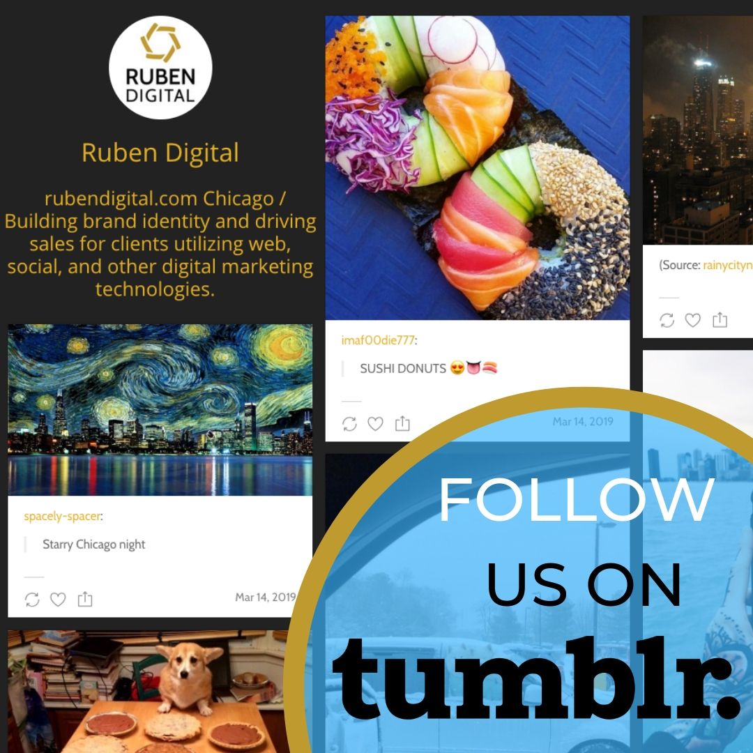 rubendigitalchi's tweet image. It’s launch day! 🚀 RD is excited to announce that our #tumblr page is rockin' with amazing content &amp;amp; new followers! If you don’t already follow us on @Tumblr, find us here → bit.ly/2SwYVz2
#tumblrblog #rubendigital