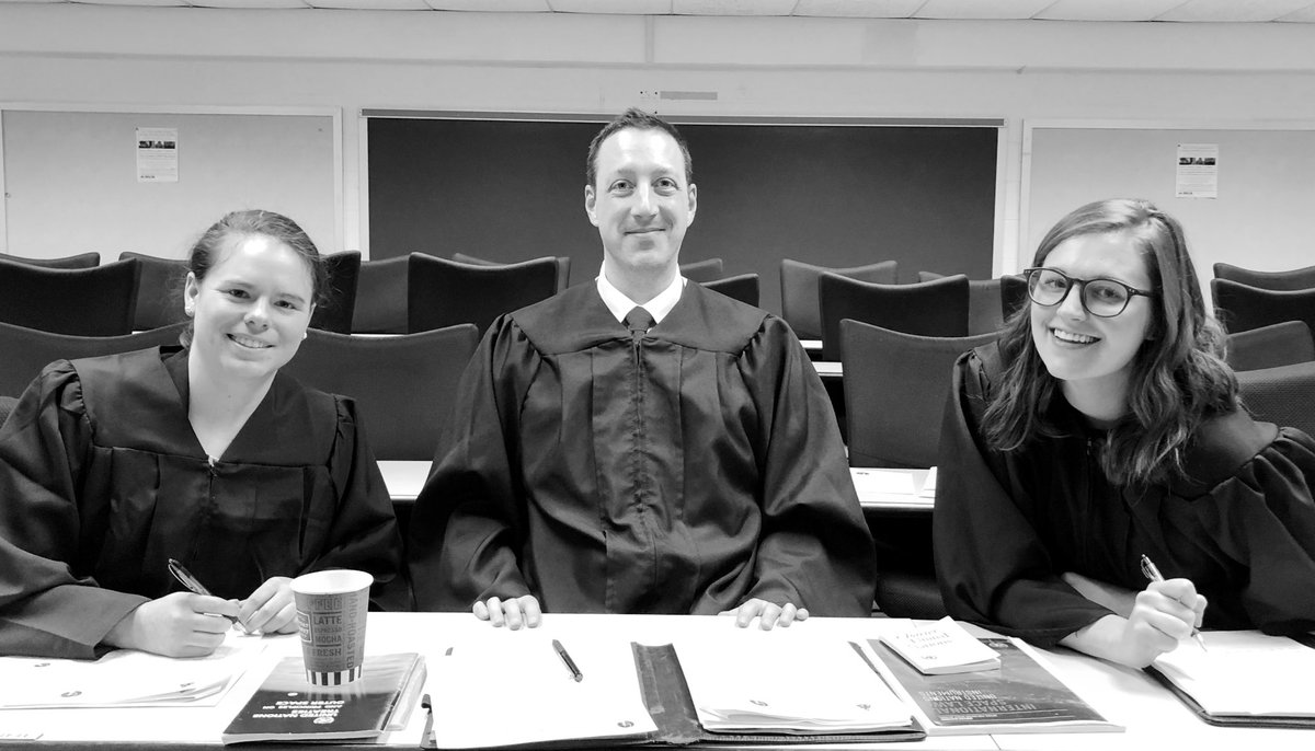 ChrisJohnsonEsq's tweet photo. Today at #GeorgetownLaw I’ll be serving as one of the Chief Justices in the oral arguments of the North American Regional Round of the @iisl_space Manfred Lachs @SpaceLawMoot #SpaceLaw #MootCourt competition. The Finals tomorrow at will be open to the public. https://t.co/7dkgfUfkr5