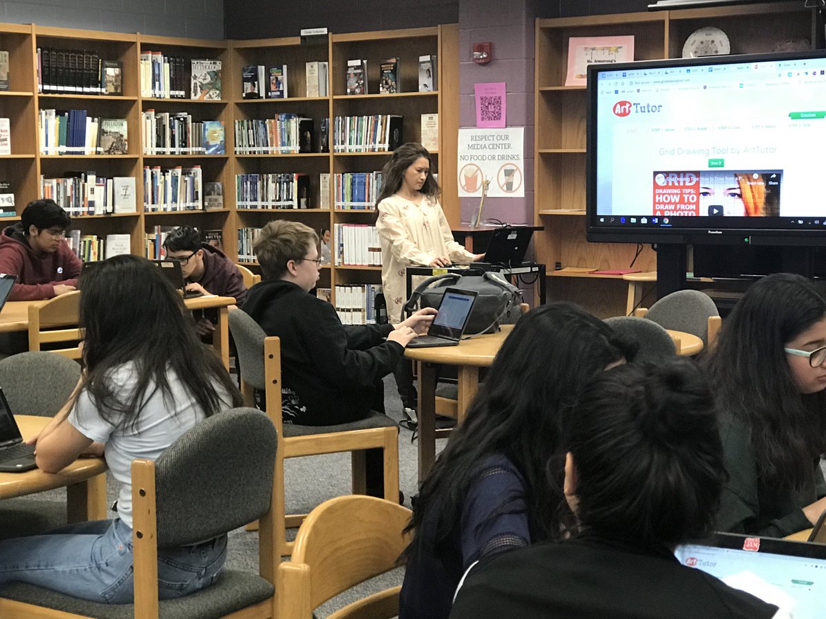 Dominion HS Library (@dominionlibrary) on Twitter photo It was fun showing Ms. Armstrong’s art class how to harvest copyrighted still images from Britannica Image Quest and how to use web based grid drawing tool for their project <a href="/Dominionlibrary/">Dominion HS Library</a> <a href="/DominionLcps/">DominionLCPS</a> <a href="/lcps_libraries/">LCPSLibraries</a> It was fun showing Ms. Armstrong’s art class how to harvest copyrighted still images from Britannica Image Quest and how to use web based grid drawing tool for their project <a href="/Dominionlibrary/">Dominion HS Library</a> <a href="/DominionLcps/">DominionLCPS</a> <a href="/lcps_libraries/">LCPSLibraries</a>