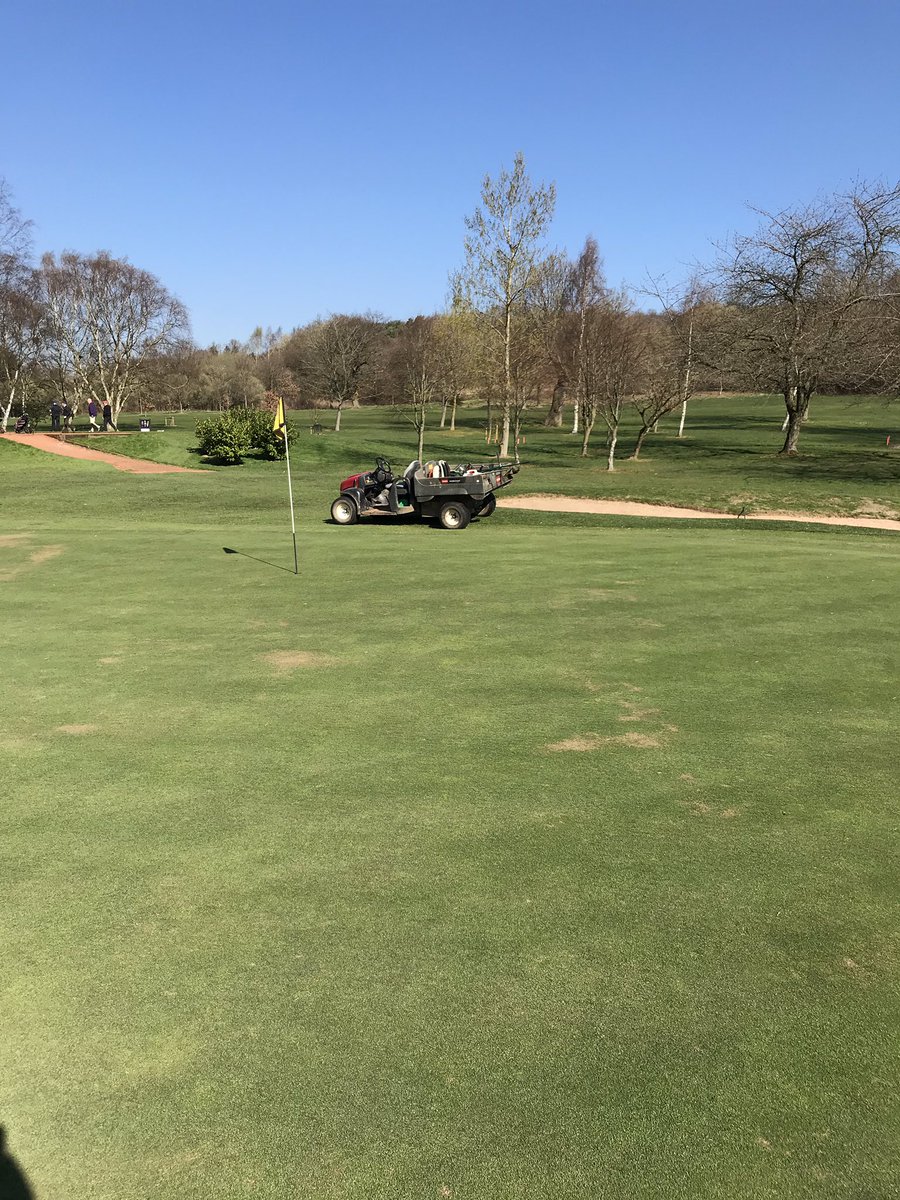 CGC_greens's tweet photo. Thanks to the mindless vandalism on 8&amp;12. What does it actual achieve except create more work for the greenstaff? https://t.co/Cd25e2IVcR