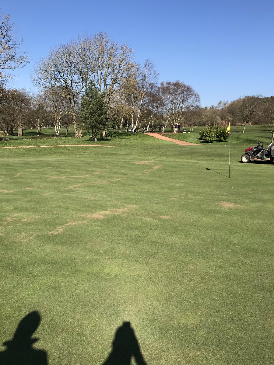 CGC_greens's tweet photo. Thanks to the mindless vandalism on 8&amp;12. What does it actual achieve except create more work for the greenstaff? https://t.co/Cd25e2IVcR