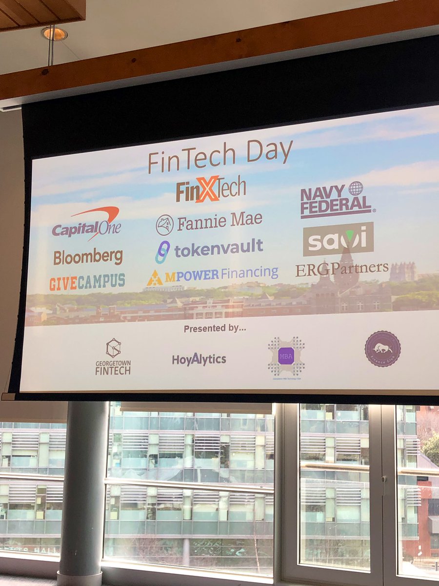 AlDominick's tweet photo. Thx to @Georgetown &amp; @msbgu #fintech club for inviting me to share a few thoughts on the tech space this AM.  What a great group of MBAs &amp; undergrads! 💯 https://t.co/D5Yt2y5YwJ