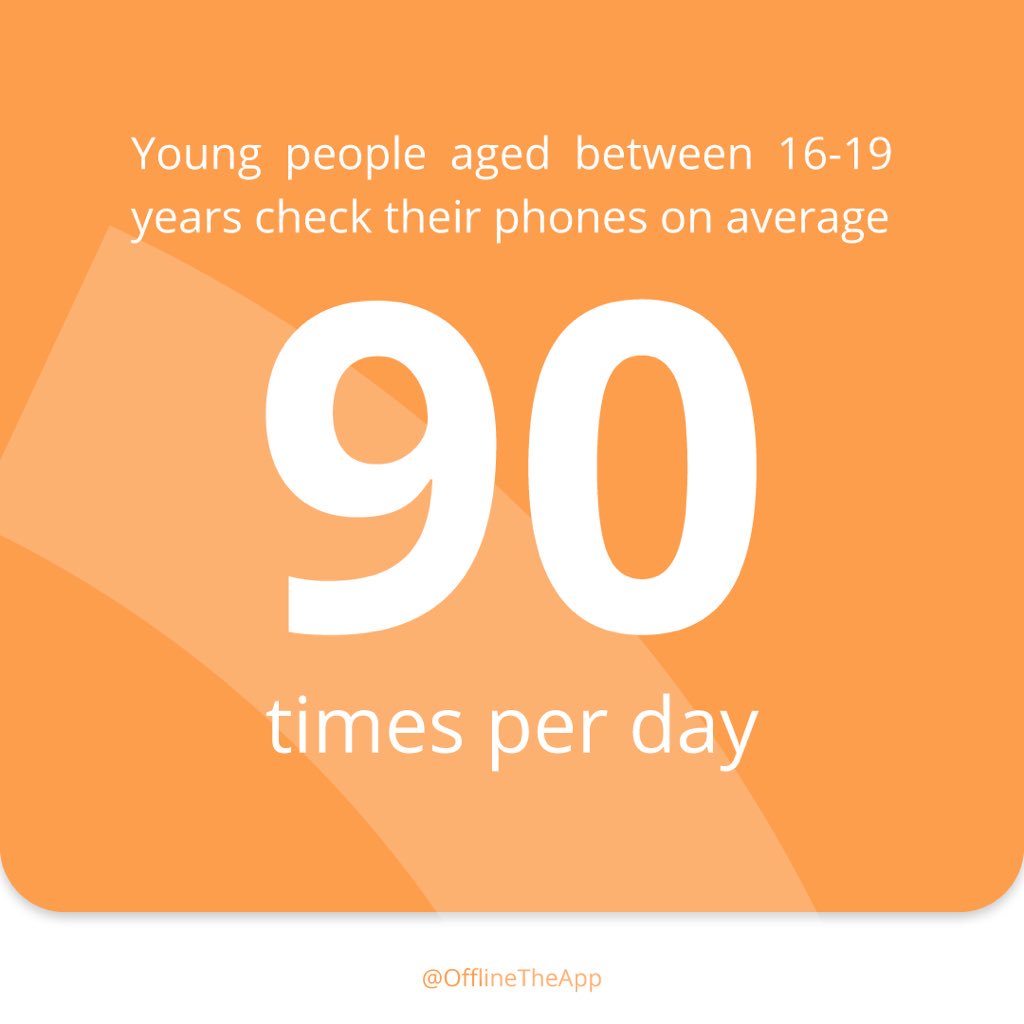 Young people aged between 16-34 check their phones on average 90 times per day!📱

Do you need to cut down how much you check your phone? 

#ixdbelfast #appdesign #appdevelopment #digitaldetox #offline #getoffyourphone #focus #uidesign #uxdesign #factoftheday