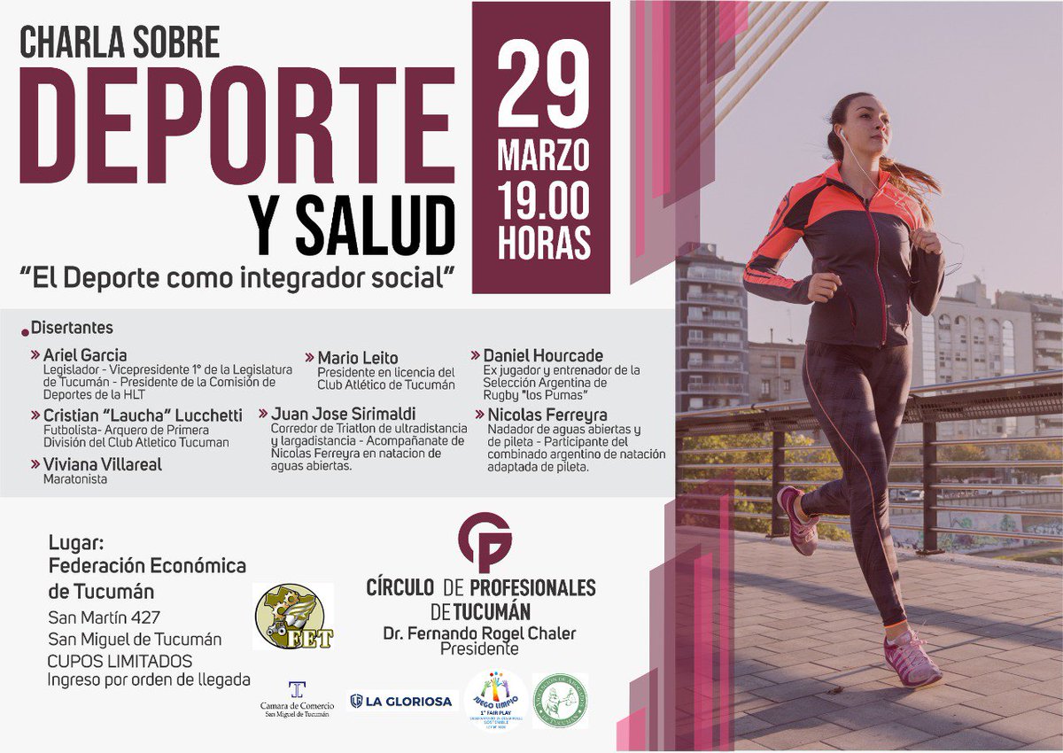 CirculoProfTuc's tweet photo. el presidente del @CirculoProfTuc estuvo en el programa @conmuchopicante junto al legislador @ArielGarciaUCR invitando a la #comunidad a participar de la #CharlaCPT "El deporte como integrador social" https://t.co/iKOirgxJFd