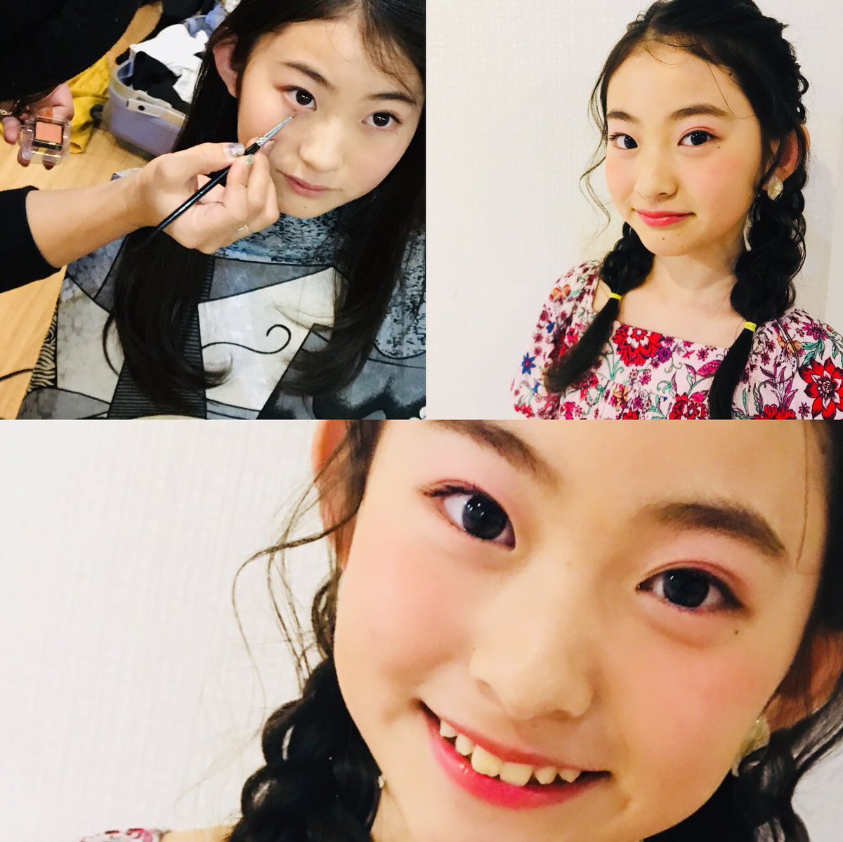 Office Noir オフィスノアール On Twitter キッズモデル 古田彩仁 コンポジット撮影 初めてのメイク Officenoir 福岡モデル事務所 キッズモデル募集 初メイク