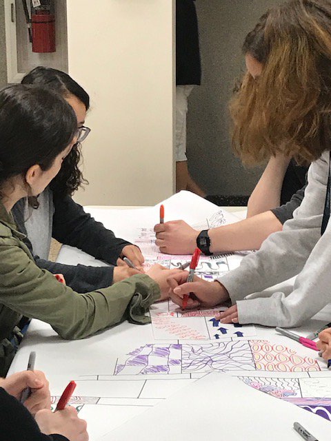 swhsmustangs's tweet image. Students at South Western HS celebrating Music in Our School Month and Youth Art Month. #SWexcellence #swhsmustangs