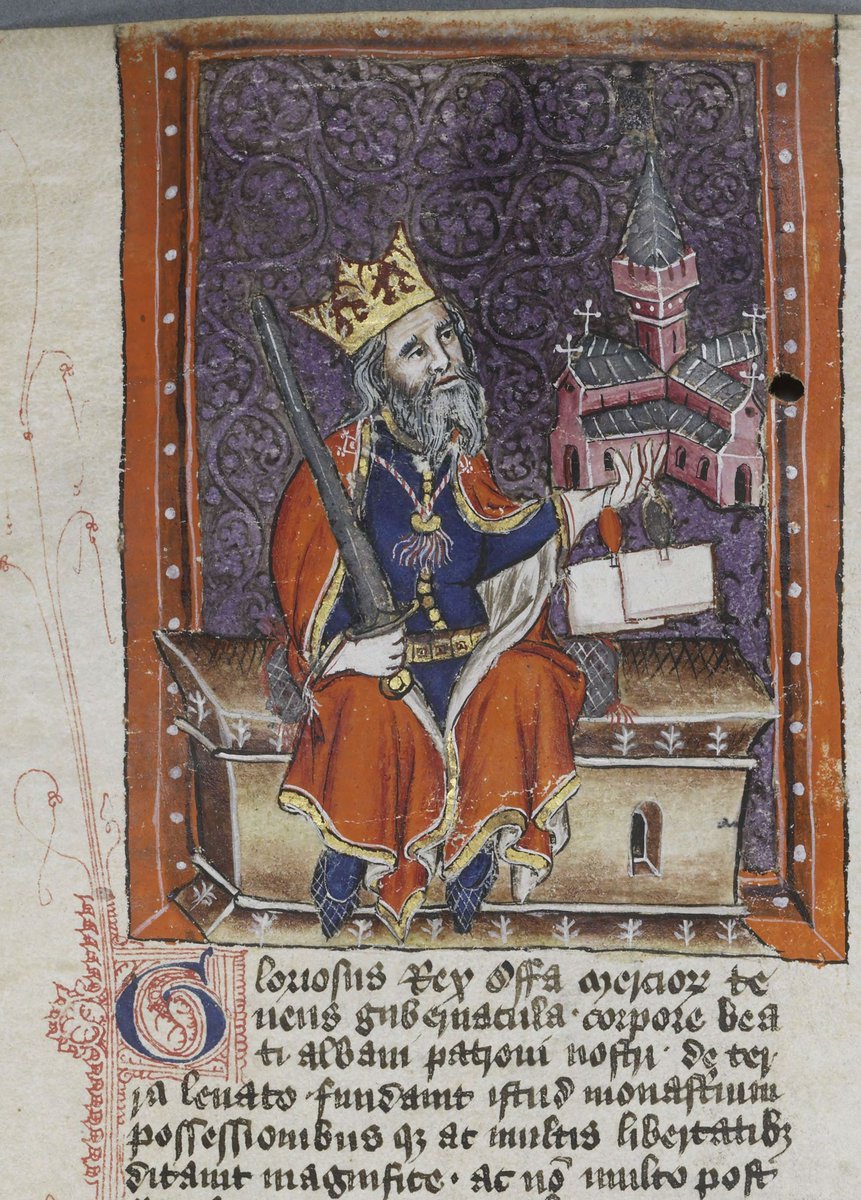 ParkerLibCCCC's tweet photo. Next up for #WearAHatDay: Soldiers' #helmets from the #BuryBible (#CCCC2), King Offa's spectacular #crown (#CCCC7), a majestic twofer with this #Magi's purple #cap-#crown combo (#CCCC164) & a deliciously odd swirly prophet/scholar's #cap (#CCCC53)!
#FridayFeeling #medievaltwitter https://t.co/K2e9vySFGW