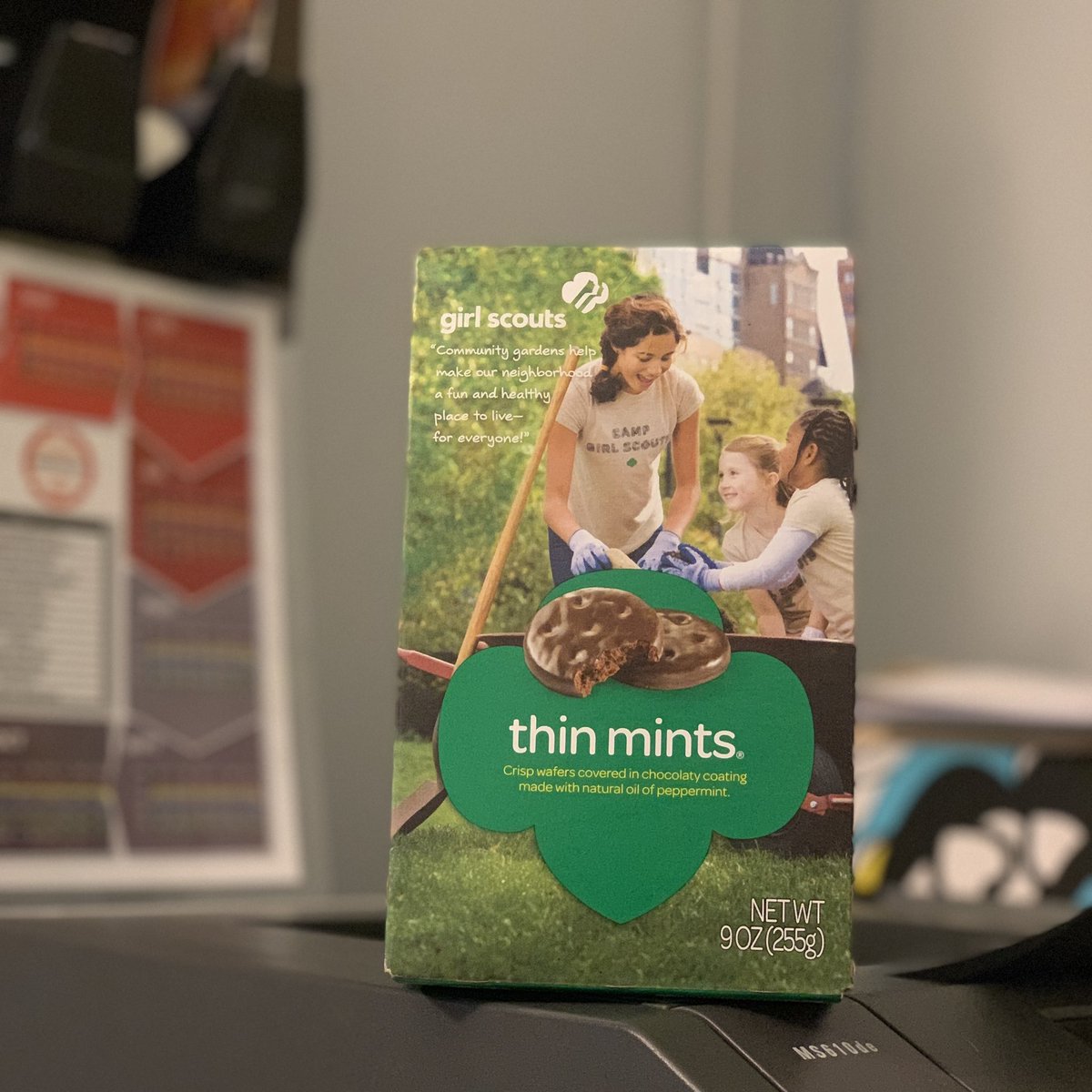 When you help out a coworker and they thank you with THE BEST COOKIES EVER CREATED. #homedepotlife #thinmints #awesomecoworkers
