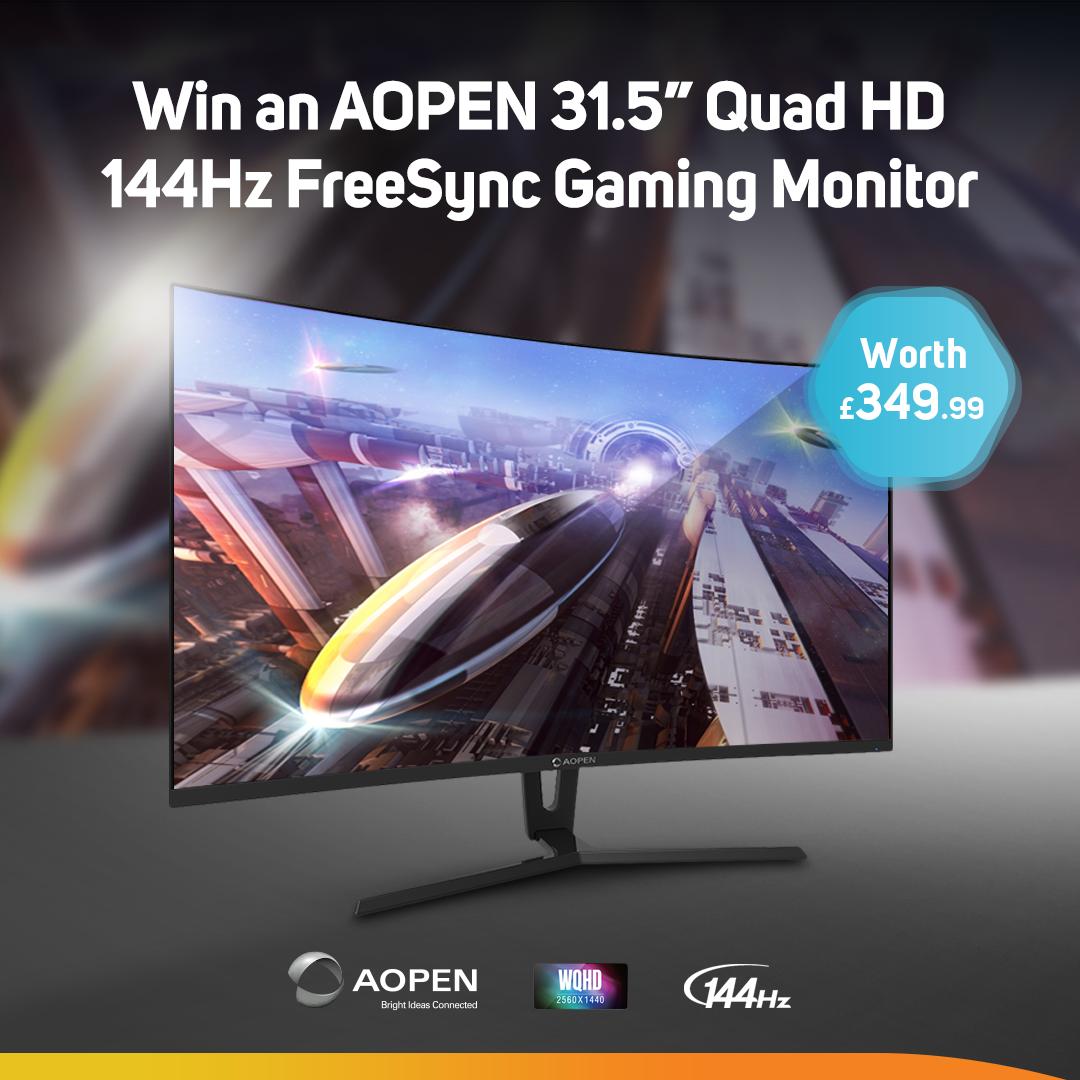 Scan Computers on Twitter "WIN an AOpen 32HC1QURP Gaming monitor