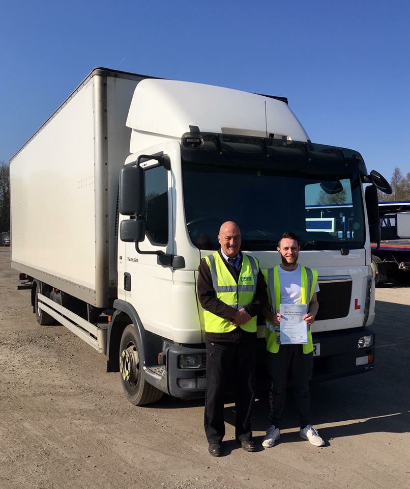 pandgtraining's tweet photo. Congratulations Andrew on your excellent Category C pass!!!π We wish you the very best of luck in your future driving career, from all the team at P&G Driver Training!π #AnotherHappyTrucker #LGVTraining #DriverTraining #TeamPandG https://t.co/DXFGxT5gDu