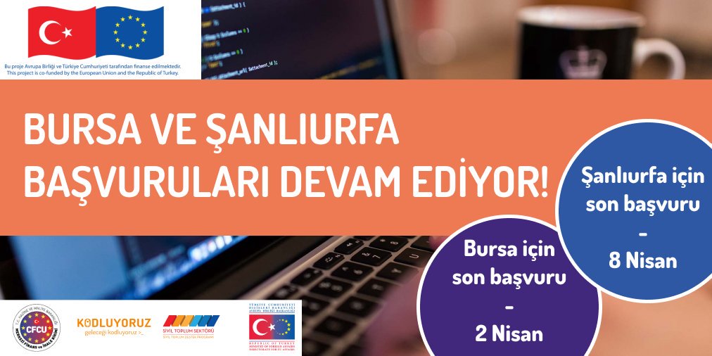 kodluyoruz's tweet image. #Bursa ve #Şanlıurfa 'daki genç yazılımcılar🚀Düzenleyeceğimiz #dotNETMVC #dotNETCORE ve #React eğitimlerimizin başvuruları devam ediyor! Hala kaydolmadıysan başvuru için tıkla 👉 goo.gl/forms/SlI99MIo…
#KodluyoruzAkademi
@ABBaskanligi
@EUDelegationTur "