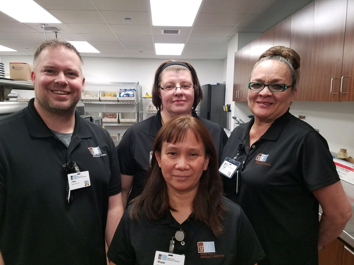 Congratulations to Joey Rost and his staff <a href="/SFSpecialtyhosp/">Sioux Falls Specialty Hospital</a> on winning the NFEF Foodservice Department of the Year Award. Amazing food by Amzing people. One of the many great reasons people love our facility! Great Job!