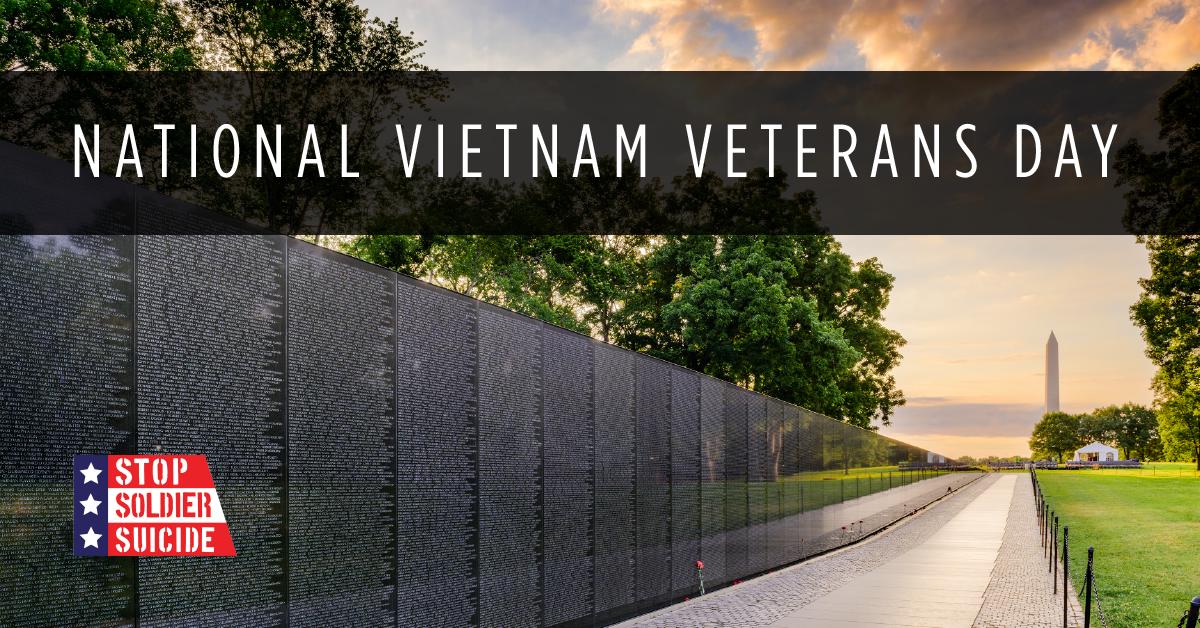 To all those who served in Vietnam, thank you for your bravery. Today is for you. 

#NationalVietnamWarVeteransDay #VietnamWarVeterans #VietnamWar #StopSoldierSuicide #PTSD #Freedom #USMilitary