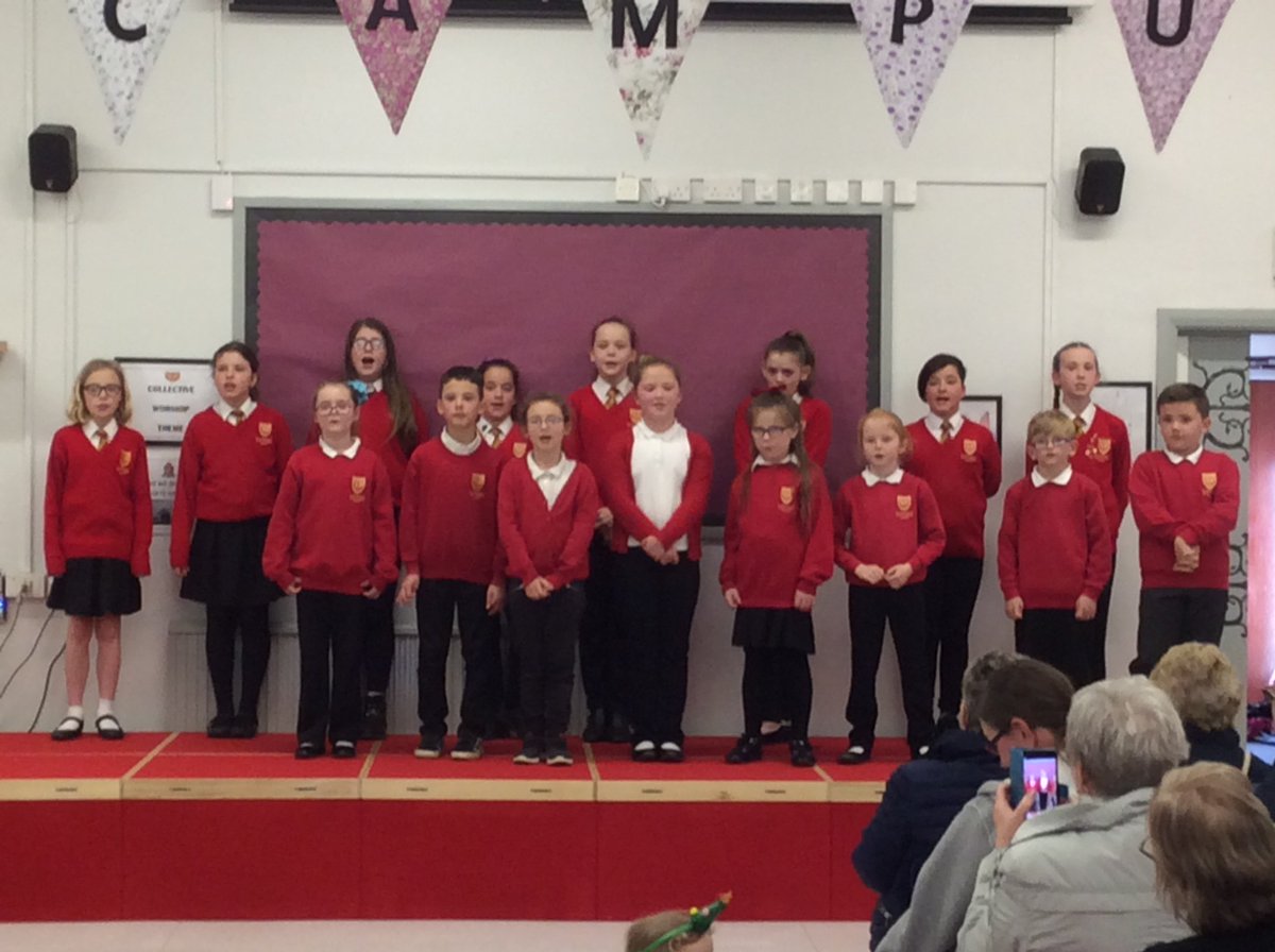 NCEA_JamesKnott's tweet photo. Fabulous performances by children in Years 3, 4, 5 and 6 @NCEAJKCampus this afternoon at the James Knott Easter showcase. Recorders, JSax, Saxophone, Northumbrian pipes and choir. A brilliant end to the week. @NCEAMusic @NCEAChaplain @primarydirector https://t.co/Z3uBGpz9pD
