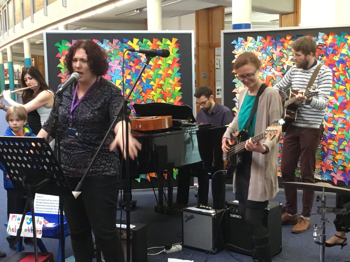 GuernseyCat's tweet image. Even the teachers joined in...videos to follow. #BSNPerformingArtsWeek2019 #BSNJSV