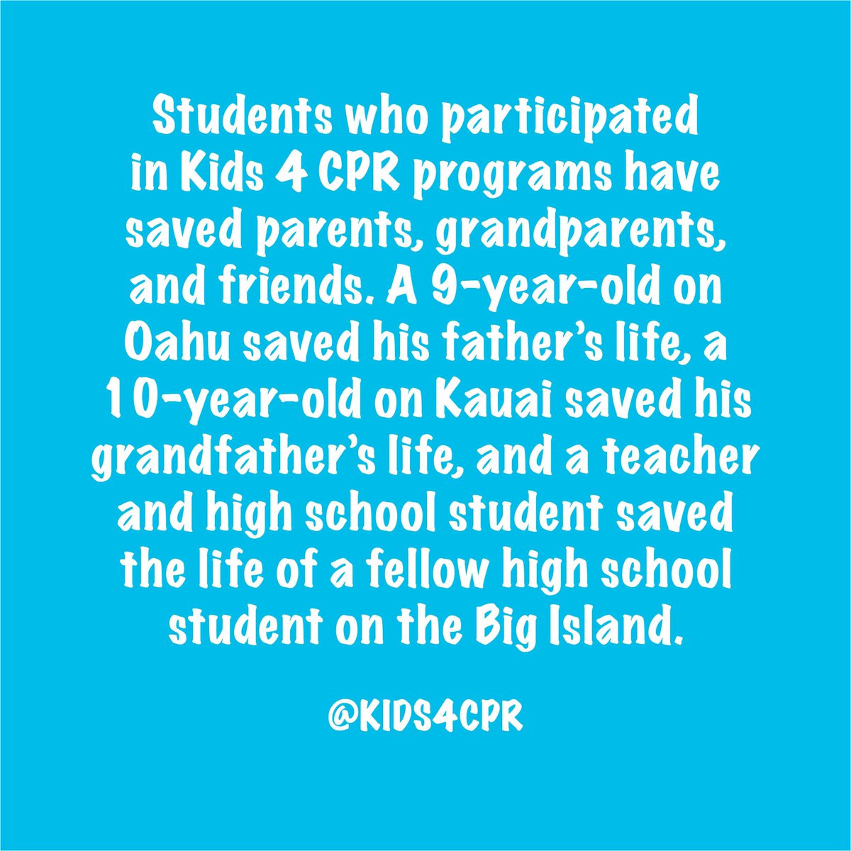 Kids4CPR tweet media