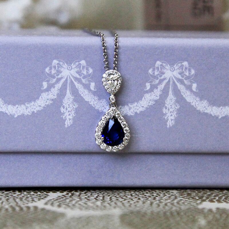 We've shared sources of inspiration for your something new -  have you thought about your something blue?  
.
.
.
#somethingblue #handcrafted #handcraftedluxury #weddingrings #bridaldetails #weddingjewelry #engagementrings #bridaljewelry #necklace #sapphire