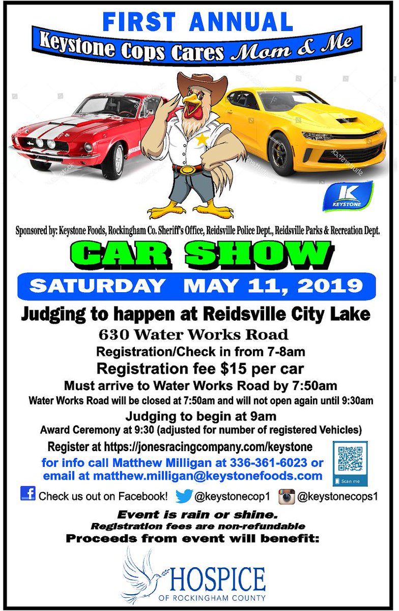 Keystonecops1's tweet image. Not only doing a 5k this year we are also doing a Car Show! Registration can be found at jonesracingcompany.com/keystone/ if you want to register! Tell your friends!!
