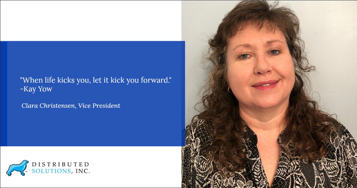 Distributedinc's tweet image. Our final #womenshistorymonth highlights Clara Christensen. She is being recognized for her dedicated #leadership skills. She likes working at #DSI "because of the shared passion and collaborative environment that exists at all levels of the company." #womenintech @clarac2025