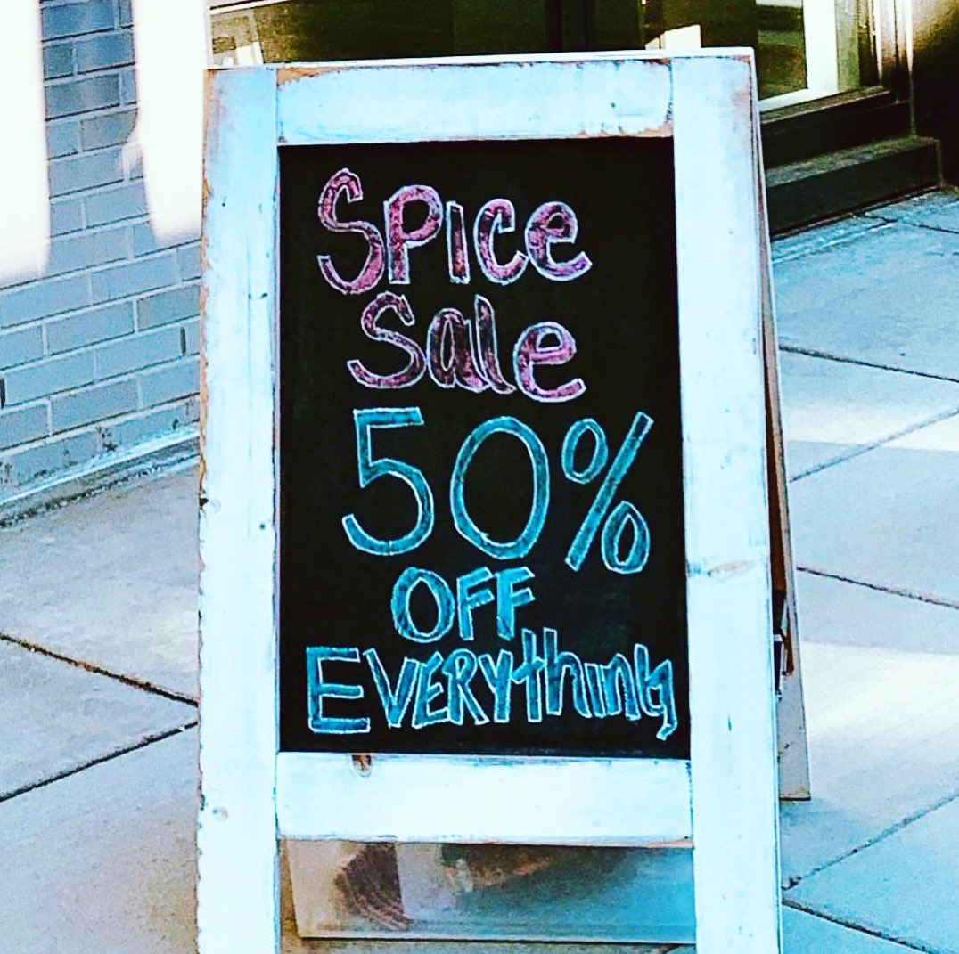 It’s our last Friday EVER! Come see us. We are open today and through the weekend 12pm-5pm or earlier if we sell out of everything!