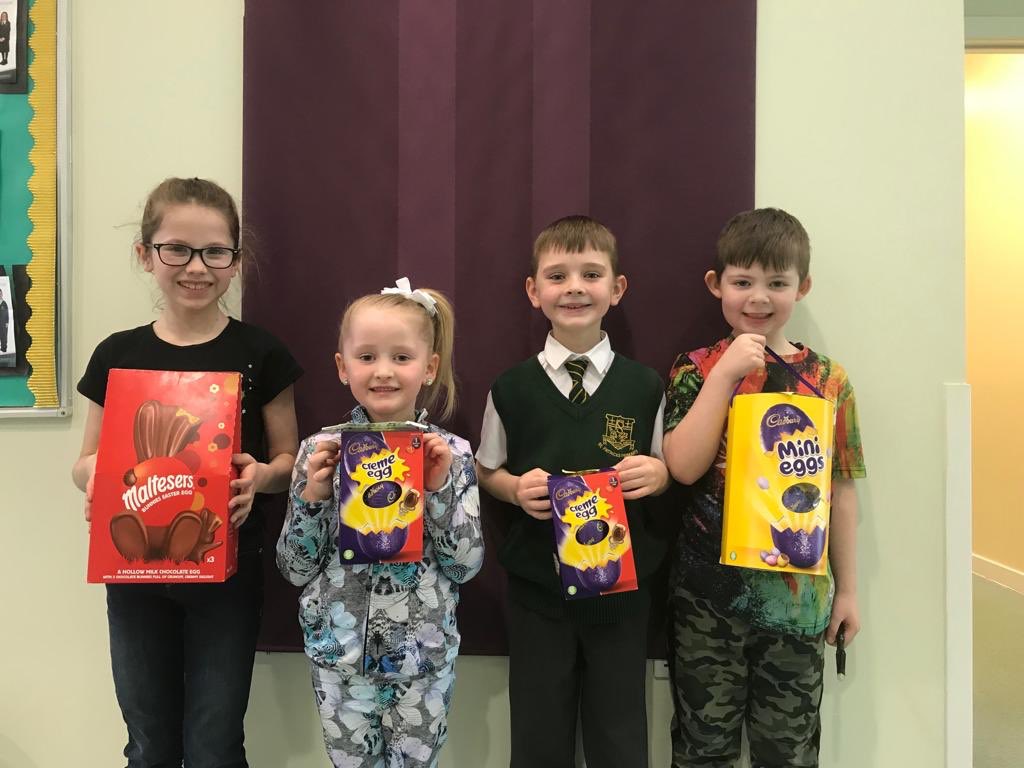 StPatsKilsyth's tweet image. Congratulations to the winners of the @RotaryKilsyth writing competition and to the winners of our Easter raffle. 👏🏻👏🏻