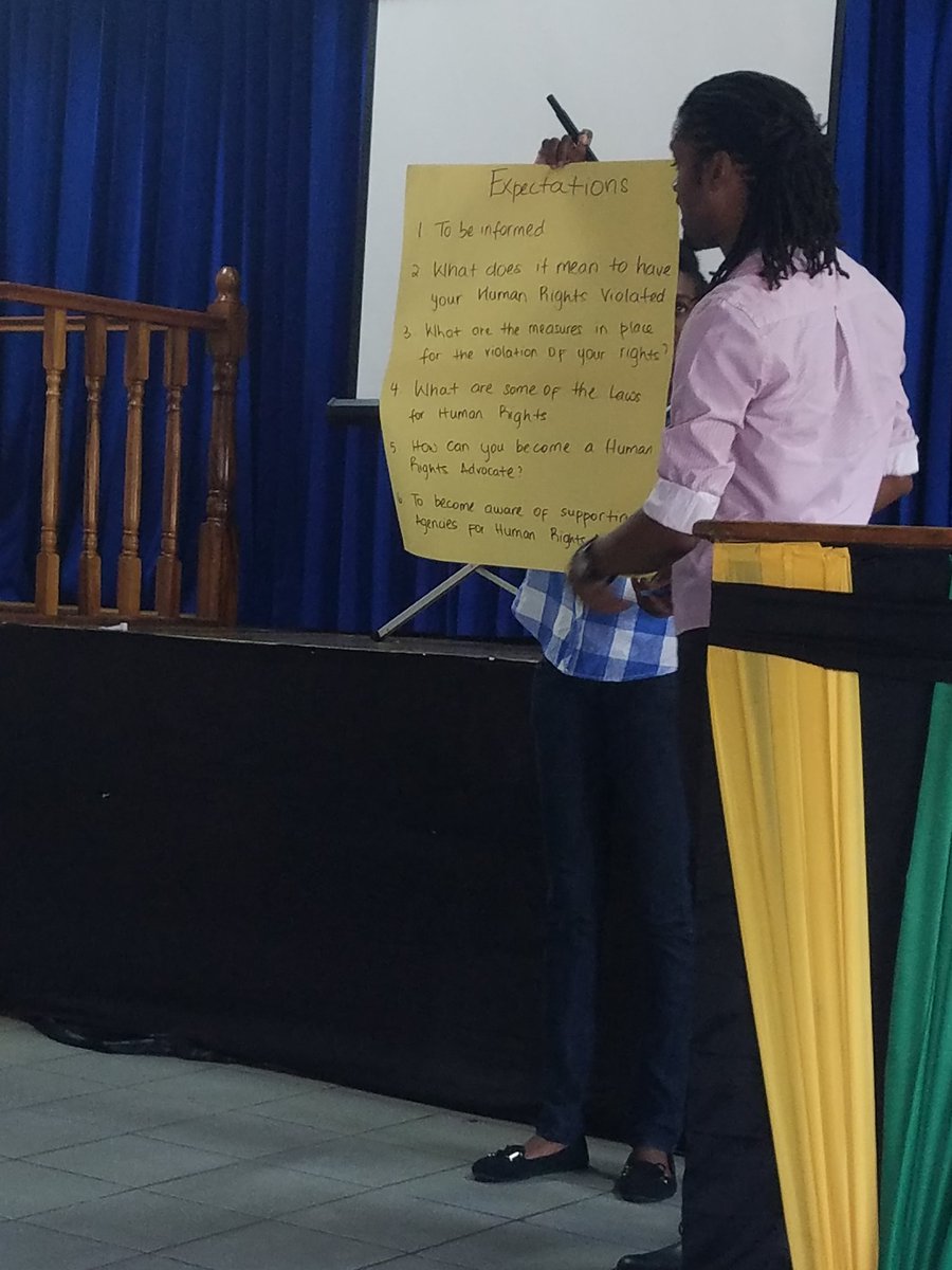 Highlights from JFPA's final Human Rights forum held in Mandeville  on Mar. 27, 2019. It's wonderful when young people actually attend a session but it's a beauty when they meaningfully participate in the discussions. 
#ConversationswithSubstance