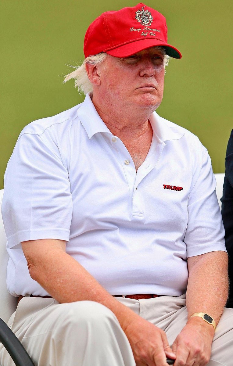 BREAKING: Trump plans on golfing this afternoon at Mar-a-Lago. And tomorrow. And Sunday. Because he’s on another taxpayer-funded vacation. Absolute corruption. Laziest fake president ever. What a schlub!!