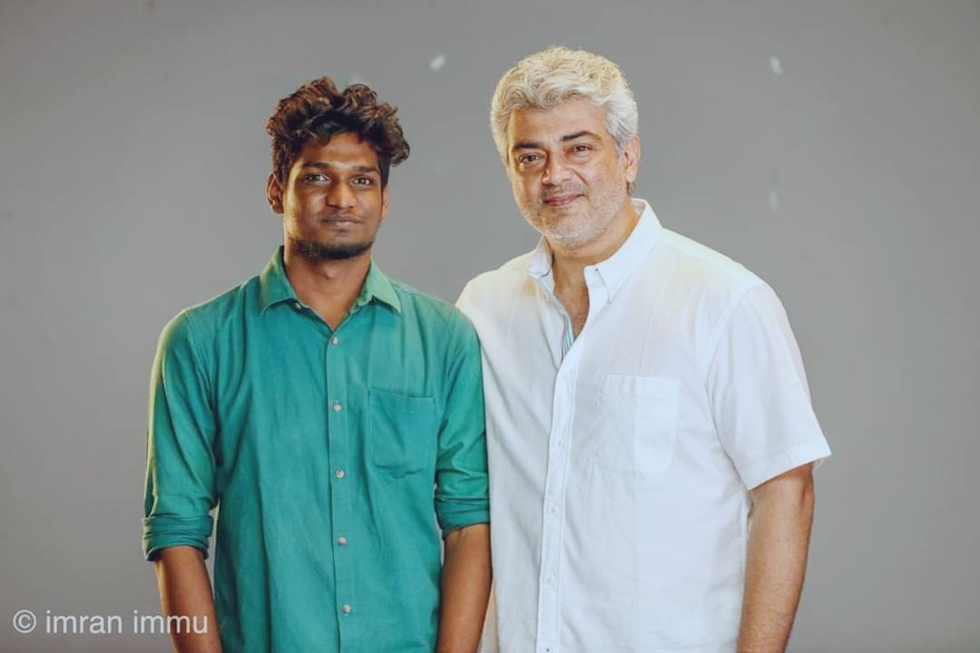 Latest image of our Handsome AK with a fan ❤

#NerkondapaarvaiFromAug10