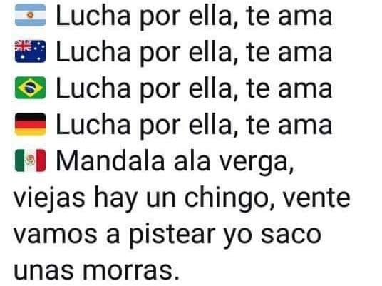 Por eso luego nos portamos cabronas con ustedes. Saben que decimos entre nosotras??? https://t.co/d6