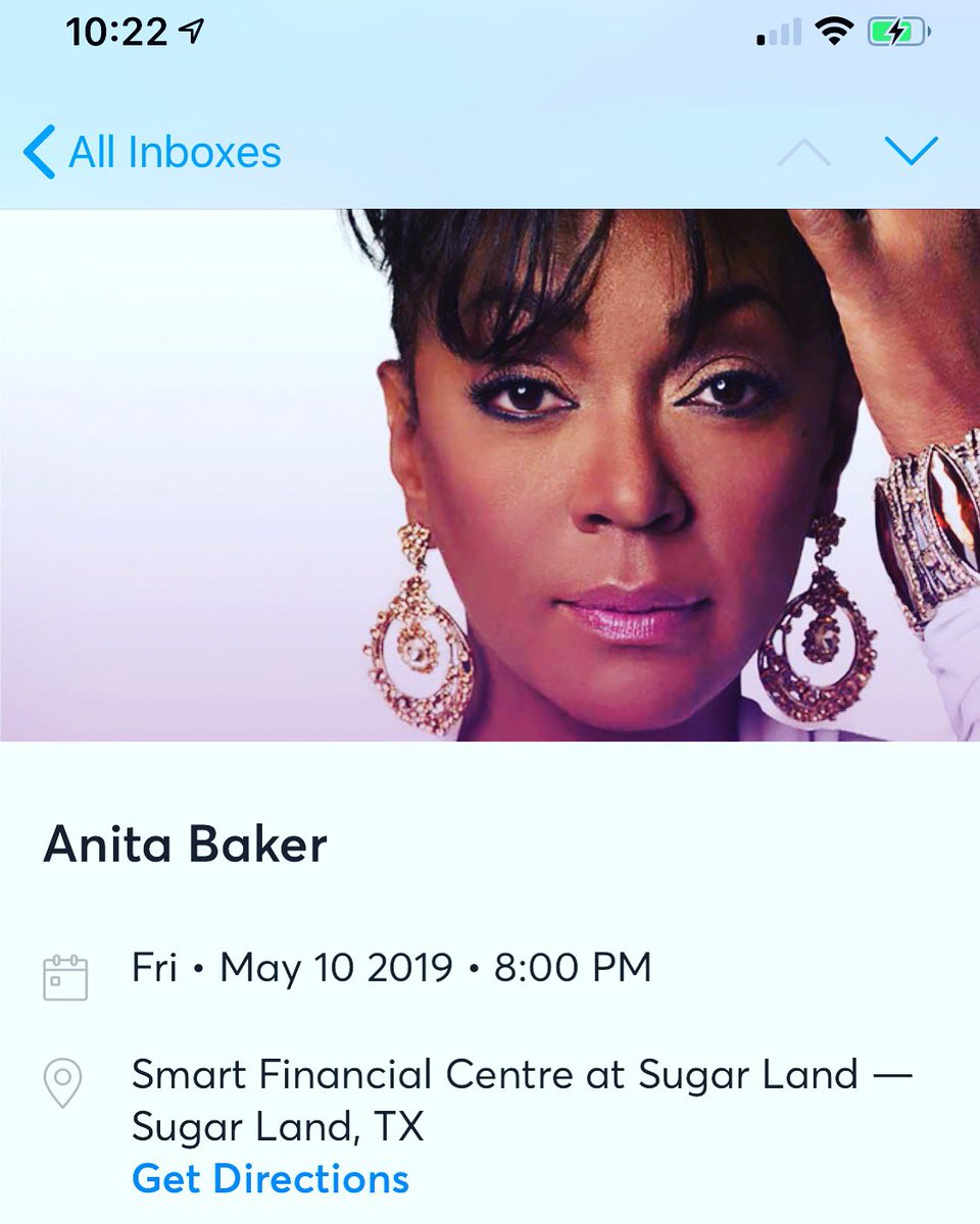 LisaSampe's tweet photo. @IAMANITABAKER I got me tickets to see my Auntie! Lets celebrate!🎉🎊 #songstress https://t.co/McxYebLsnE