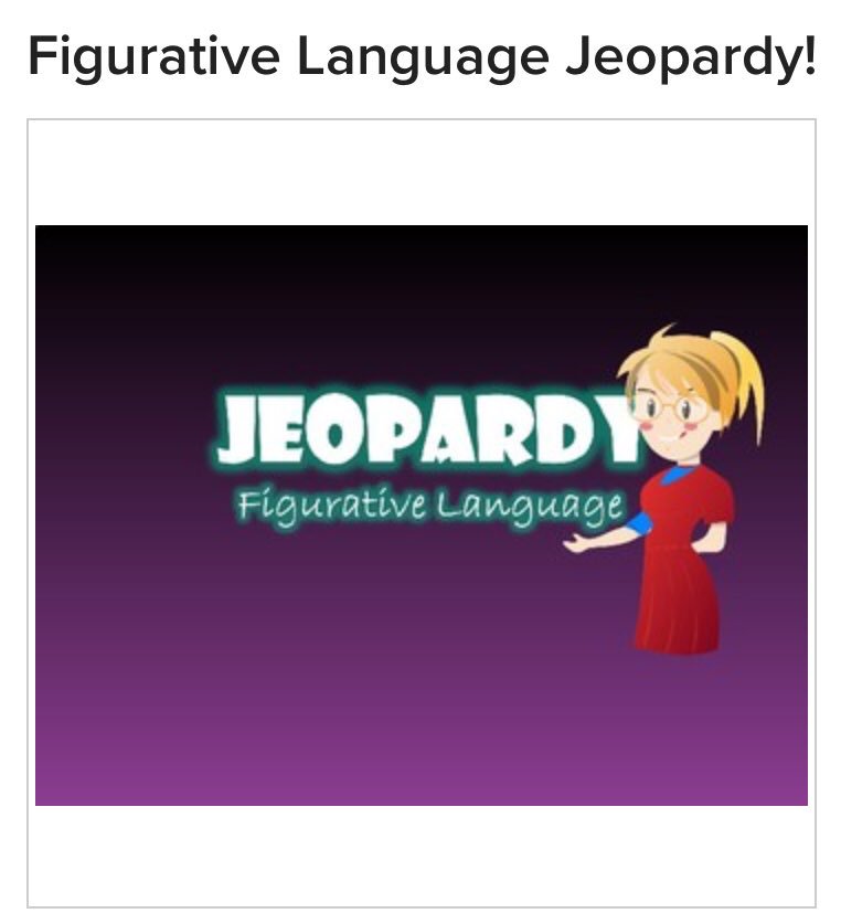 FunClassApps's tweet image. Teachers save your precious time and make learning fun with this premade Jeopardy figurative language game! #teachers #teacherproblems #ELA